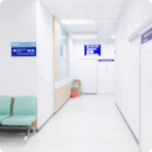 Wnętrze kliniki – korytarz